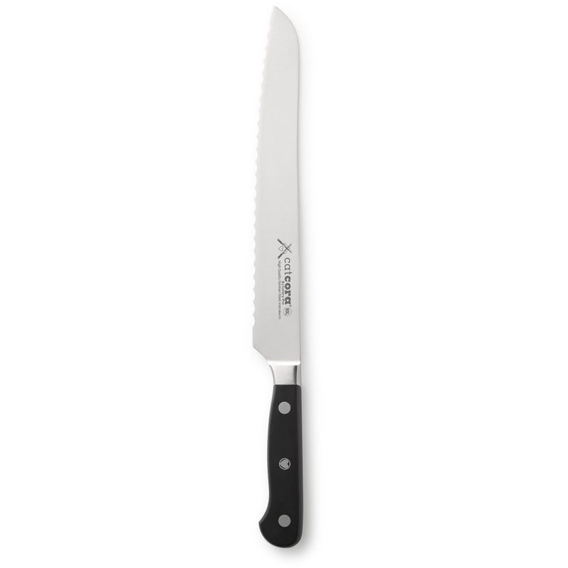 Cat Cora Forged Serrated Bread Knife, Professional 9-Inch German Steel Blade For Homemade Sourdough, Artisan Bread Slicing, or Cake Cutting, Ergonomic Triple-Rivet Handle, NSF-Certified Kitchen Knife - Image 4